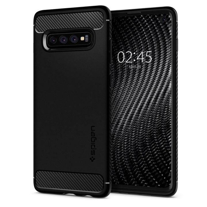 Spigen Rugged Armor - Etui do Samsung Galaxy S10 (Czarny) na NearMe.pl