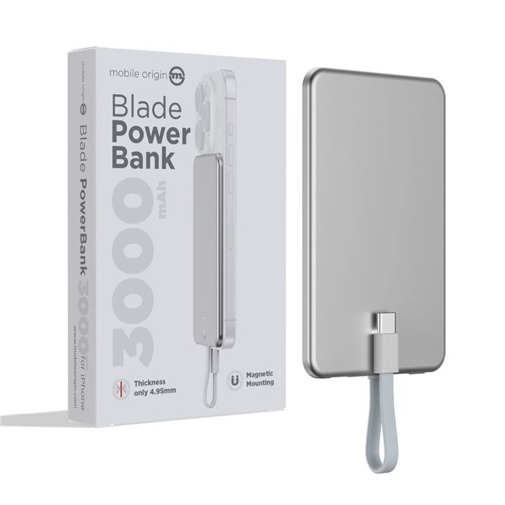 Mobile Origin Blade PowerBank 3000mAh, silver na NearMe.pl