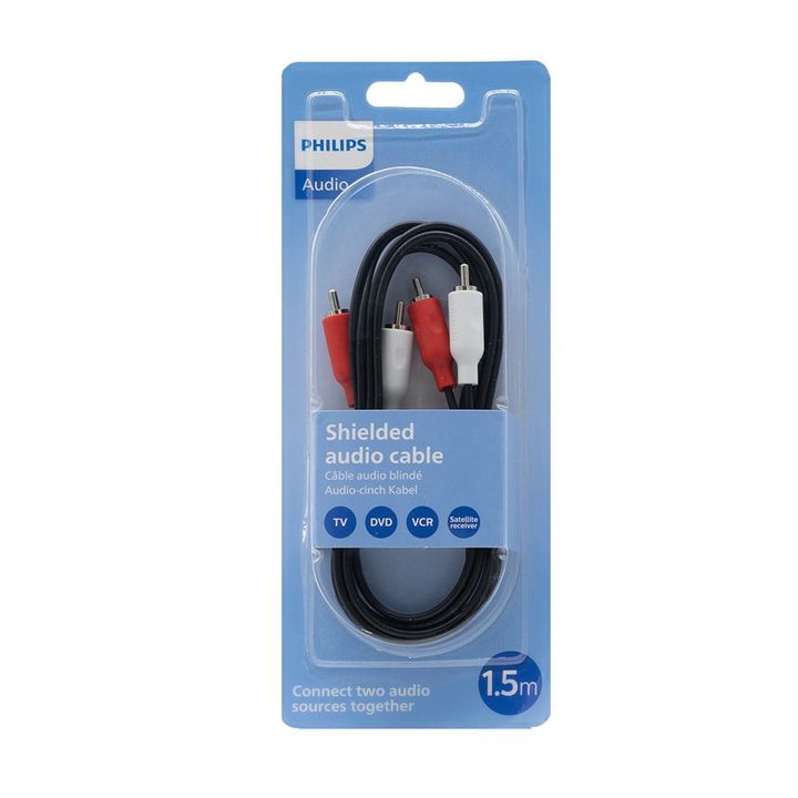 KABEL STEREO 1,5M PHILIPS CHINCH RCA DO RCA Phil-SWA2521W/10 na NearMe.pl