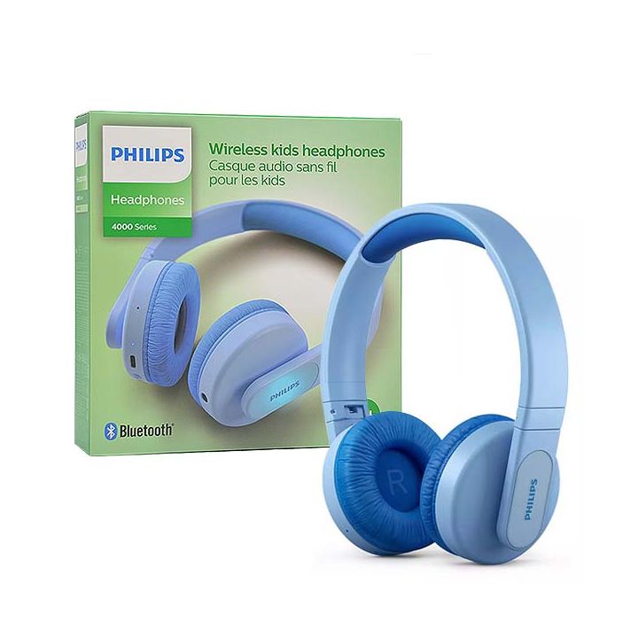 SŁUCHAWKI NAUSZNE BEZPRZEWODOWE BLUETOOTH DLA DZIECI PHILIPS NIEBIESKIE TAK4206BL/00 na NearMe.pl