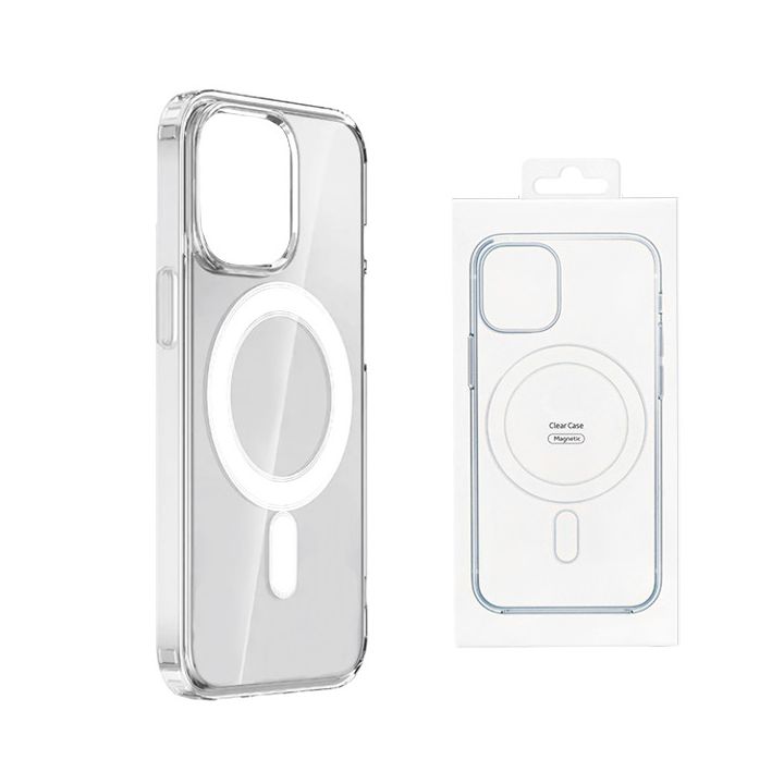 ECOBOX MAGSAFE MAGNETIC CASE DO IPHONE 13 PRO PRZEŹROCZYSTY ETUI NAKŁADKA TRANSPARENT na NearMe.pl