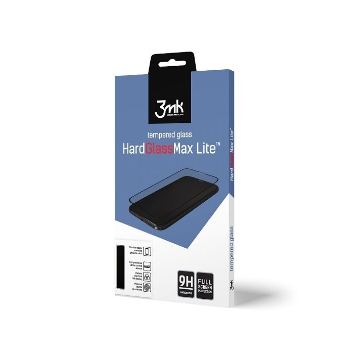 Szkło hartowane 3MK HardGlass Max Lite   do Apple iPhone Xr czarny na NearMe.pl