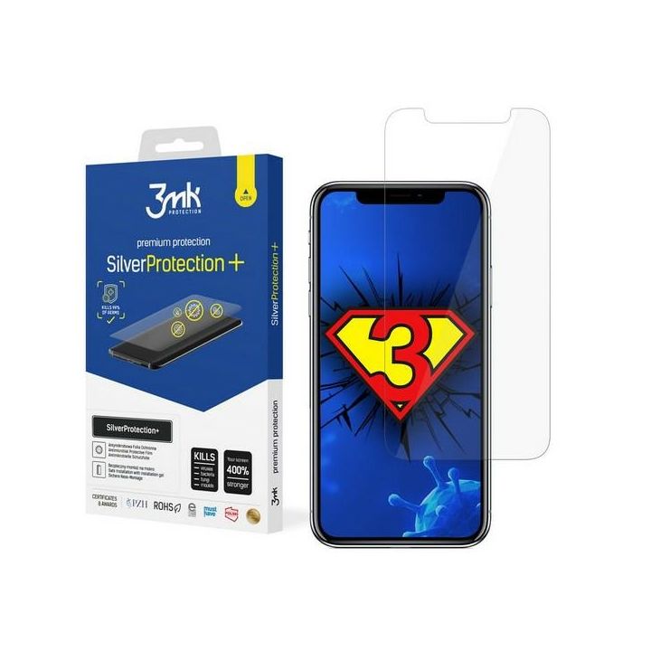Folia antymikrobowa 3MK                  SilverProtection+ do Apple iPhone 11 Pro na NearMe.pl