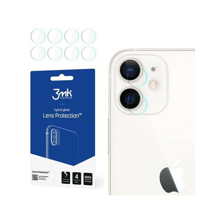 Ochrona na obiektyw aparatu 3MK Lens     Protection do Apple iPhone 12 4szt na NearMe.pl