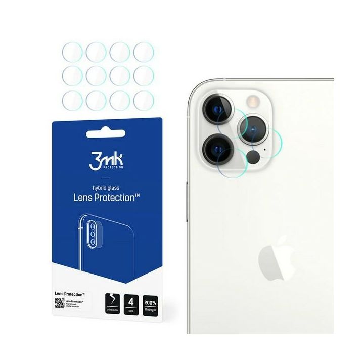 Ochrona na obiektyw aparatu 3MK Lens     Protection do Apple iPhone 12 Pro Max 4szt na NearMe.pl