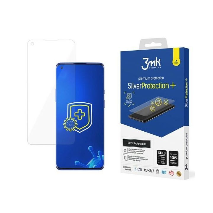 3MK Silver Protect+ OnePlus 9 Folia Antymikrobowa montowana na mokro na NearMe.pl