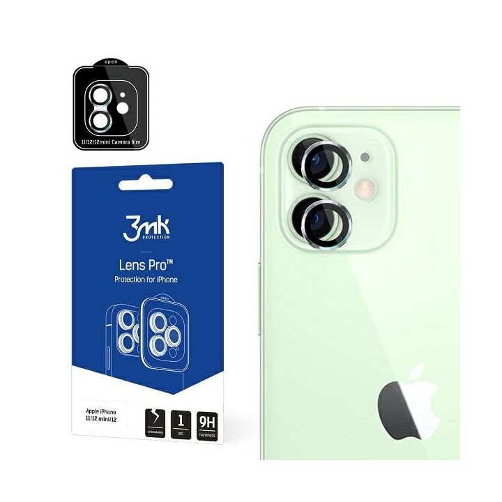 Ochrona na obiektyw aparatu 3MK Lens     Protection Pro do Apple iPhone 11 /12/12 Mini na NearMe.pl