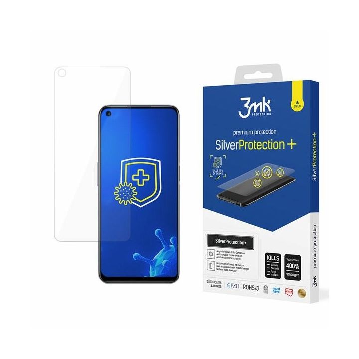 3MK Silver Protect+ Realme 9 5G Folia Antymikrobowa montowana na mokro na NearMe.pl