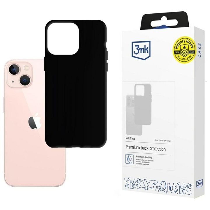 Etui 3MK Matt Case do Apple iPhone 14    Plus / 15 Plus czarny na NearMe.pl