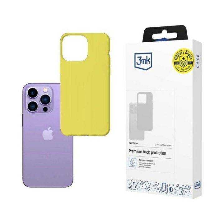 Etui 3MK Matt Case do Apple iPhone 14    Pro lime na NearMe.pl
