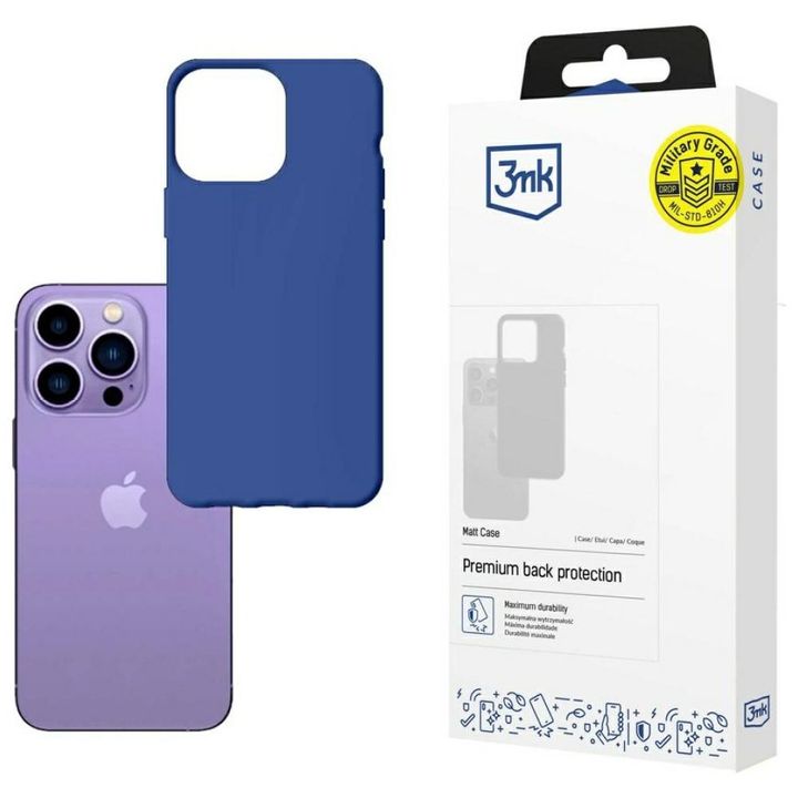 Etui 3MK Matt Case do Apple iPhone 14    Pro blueberry na NearMe.pl
