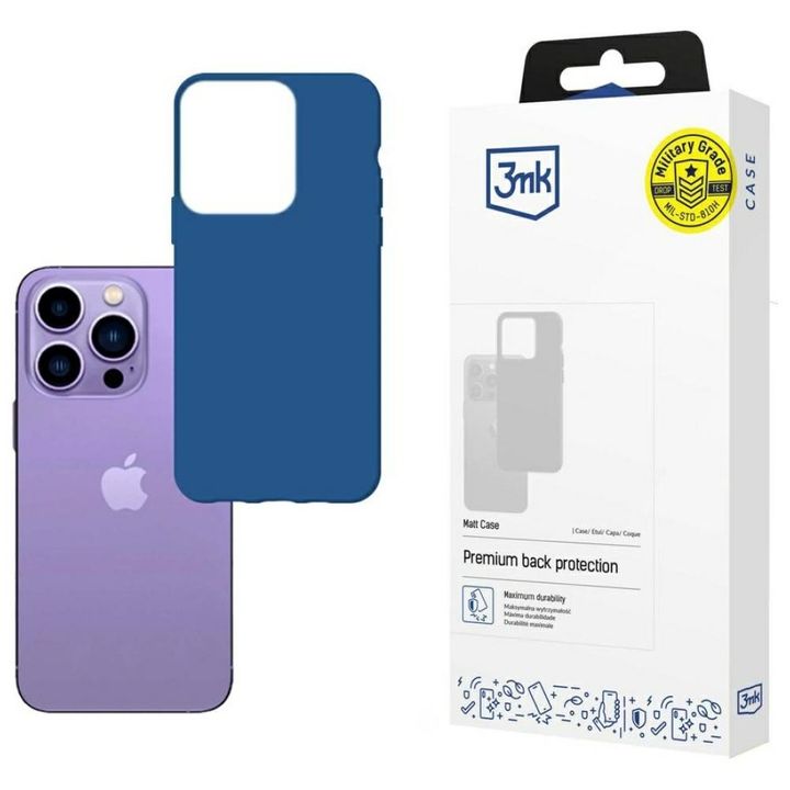 Etui 3MK Matt Case do Apple iPhone 14    Pro Max blueberry na NearMe.pl