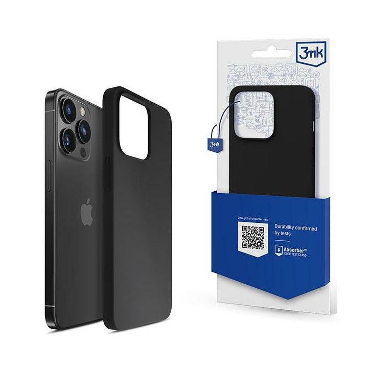 Etui 3MK Silicone Case do Apple iPhone   13 Pro czarny na NearMe.pl
