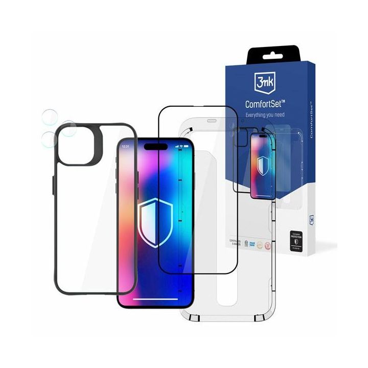 3MK Comfort Set 4in1 iPhone 14 Pro Max6.7"  Zestaw akcesoriów ochronnych 4w1 na NearMe.pl