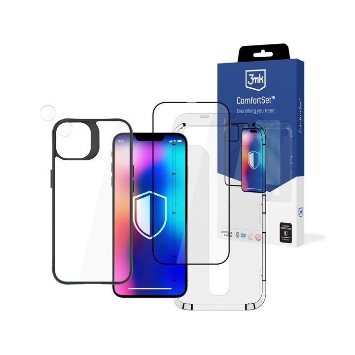 3MK Comfort Set 4in1 iPhone 13 6.1"Zestaw akcesoriów ochronnych 4w1 na NearMe.pl