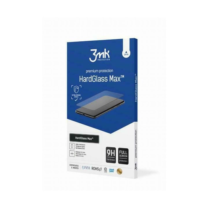Szkło hartowane 3MK HardGlass Max do     Apple iPhone 15 czarny na NearMe.pl