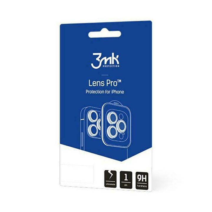 Ochrona na obiektyw aparatu 3MK Lens     Protection Pro do Apple iPhone 15 Pro Max 6.7" grafitowy/graphite na NearMe.pl