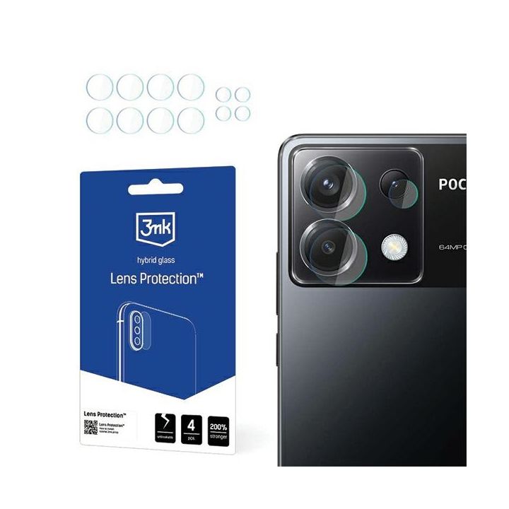 3MK Lens Protect Poco X6 5G Ochrona na obiektyw aparatu 4szt na NearMe.pl