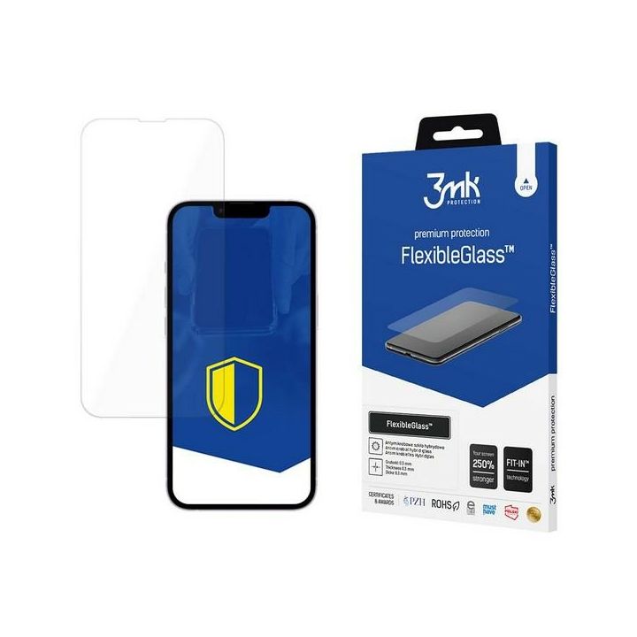 Szkło hybrydowe 3MK FlexibleGlass do     Apple iPhone 16e / 17e na NearMe.pl
