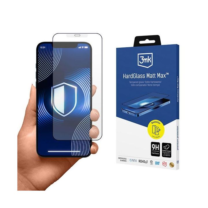 Szkło hartowane 3MK HardGlass Matt Max   do Apple iPhone Xr / 11 na NearMe.pl