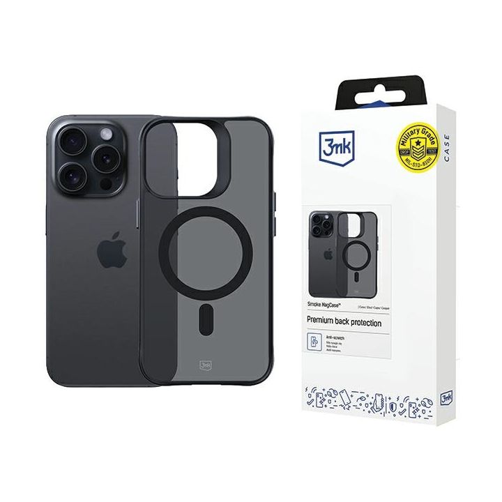 Etui 3MK Smoke MagCase do Apple iPhone   15 Pro Max na NearMe.pl