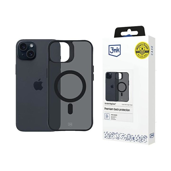 Etui 3MK Smoke MagCase do Apple iPhone   15 na NearMe.pl