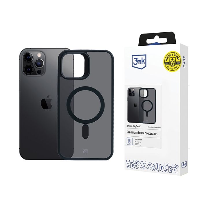 Etui 3MK Smoke MagCase do Apple iPhone   12 Pro Max na NearMe.pl