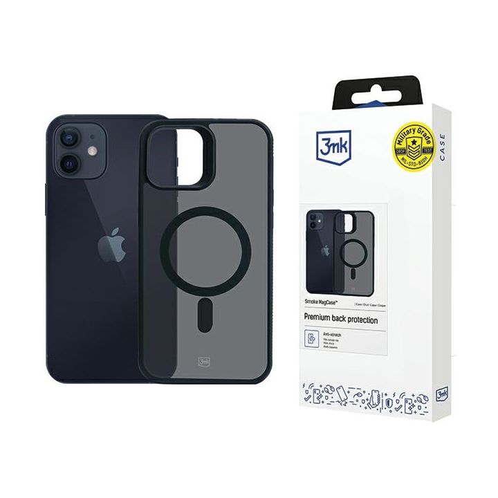 Etui 3MK Smoke MagCase do Apple iPhone   12 / 12 Pro na NearMe.pl