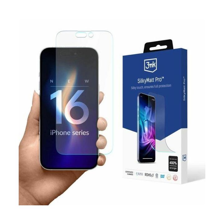 Matowa folia ochronna 3MK Silky Matt Pro do Apple iPhone 16 Plus na NearMe.pl