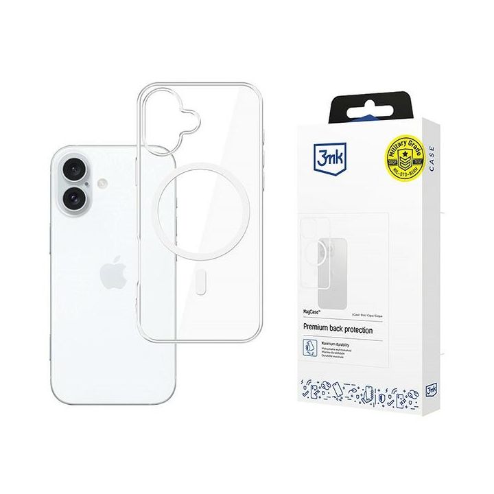 Etui 3MK MagCase do Apple iPhone 16 Plus przezroczysty na NearMe.pl
