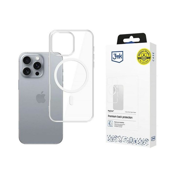 Etui 3MK MagCase do Apple iPhone 16 Pro  Max przezroczysty na NearMe.pl
