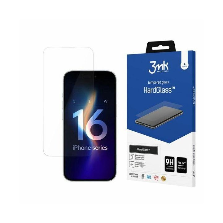 Szkło hartowane 3MK HardGlass do Apple   iPhone 16 Plus na NearMe.pl