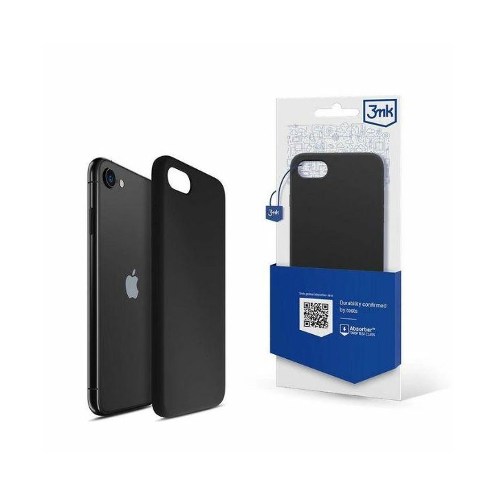 Etui 3MK Silicone Case do Apple iPhone   7/8/SE 2020/2022 czarny na NearMe.pl