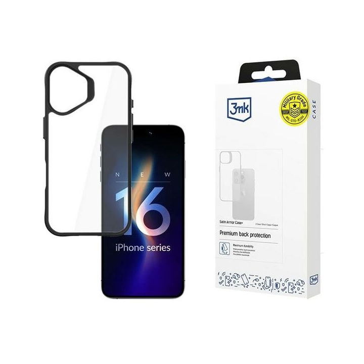 Etui 3MK Satin Armor Case+ do Apple      iPhone 16 Plus na NearMe.pl