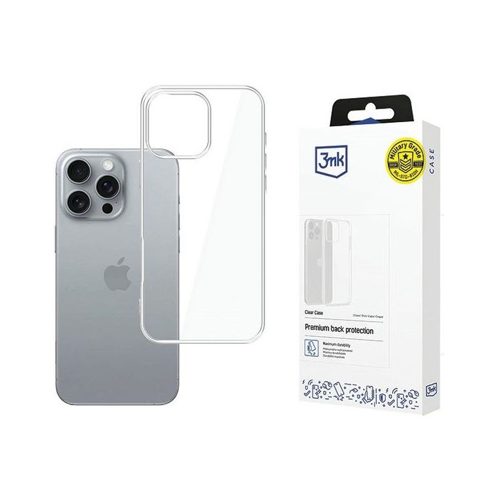Etui 3MK Clear Case do Apple iPhone 16   Pro Max na NearMe.pl