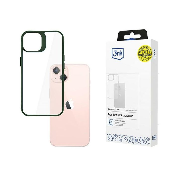 Etui 3MK Satin Armor Case+ do Apple      iPhone 15 zielony na NearMe.pl