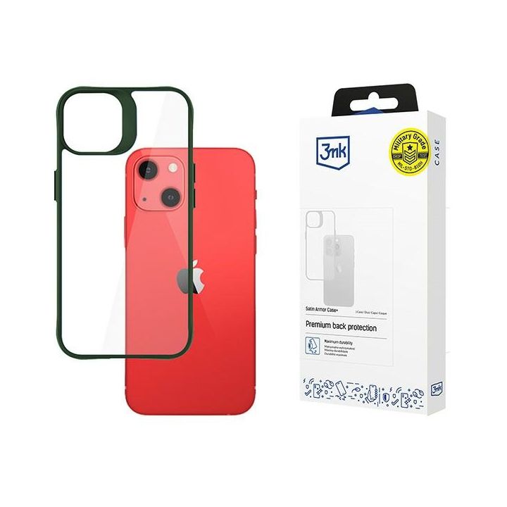 Etui 3MK Satin Armor Case+ do Apple      iPhone 13 zielony na NearMe.pl