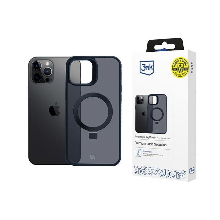 Etui z uchwytem 3MK Smoke Case Mag&Stand do Apple iPhone 12 Pro Max na NearMe.pl