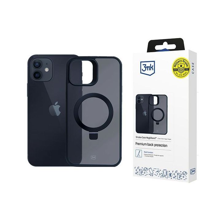 Etui z uchwytem 3MK Smoke Case Mag&Stand do Apple iPhone 12 / 12 Pro na NearMe.pl