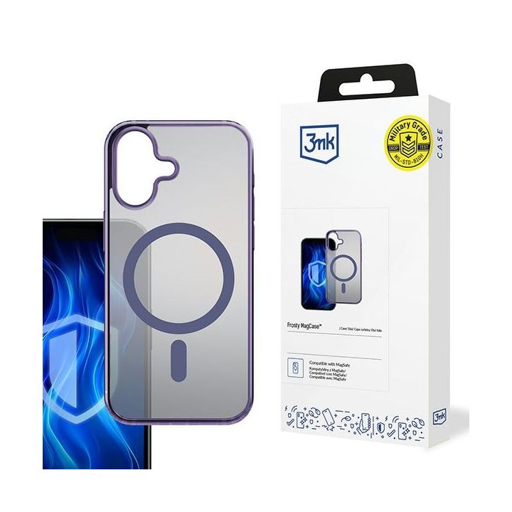 Etui 3MK Frosty MagCase do Apple iPhone  16 Plus fioletowy na NearMe.pl