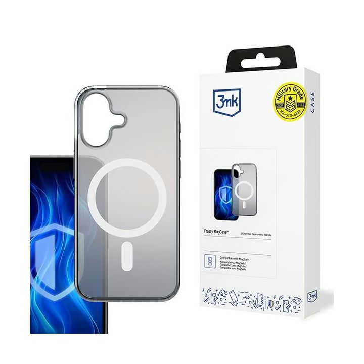 Etui 3MK Frosty MagCase do Apple iPhone  16 Plus biały na NearMe.pl