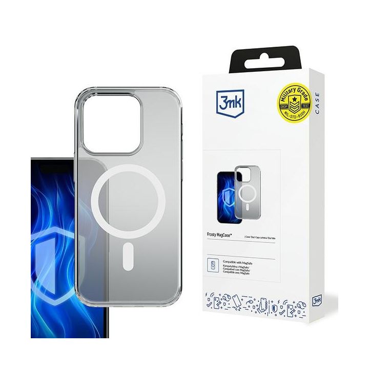 Etui 3MK Frosty MagCase do Apple iPhone  16 Pro Max biały na NearMe.pl