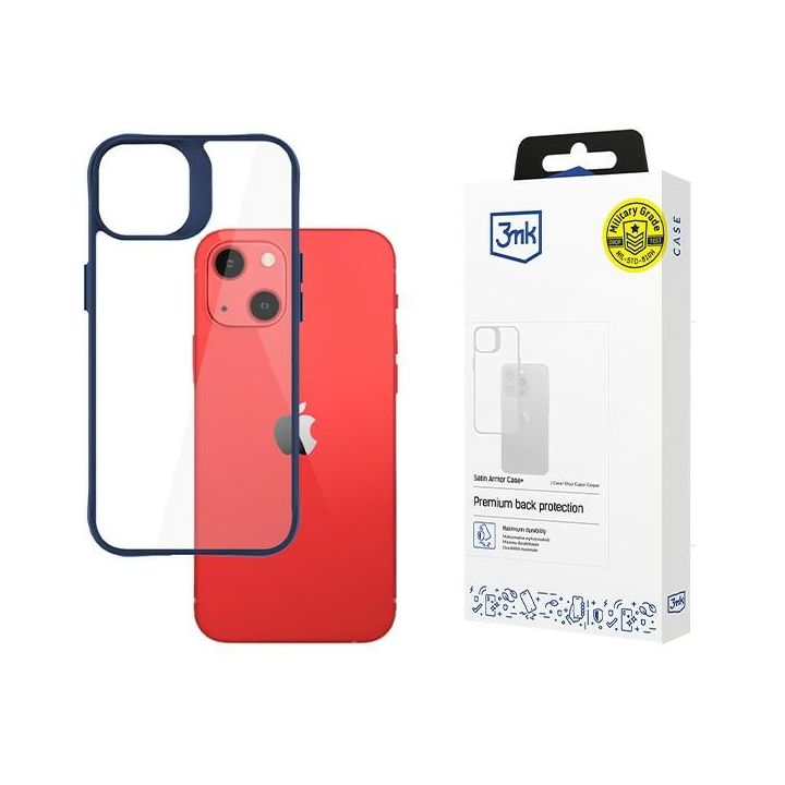 Etui 3MK Satin Armor Case+ do Apple      iPhone 13 niebieski na NearMe.pl