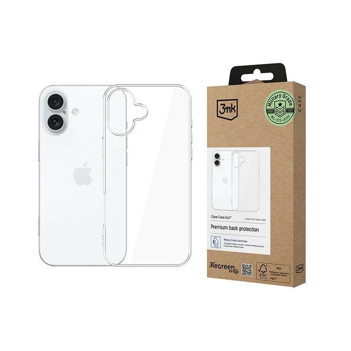 3MK ClearCase Eco iPhone 16 PlusGRS CU 1304127 na NearMe.pl