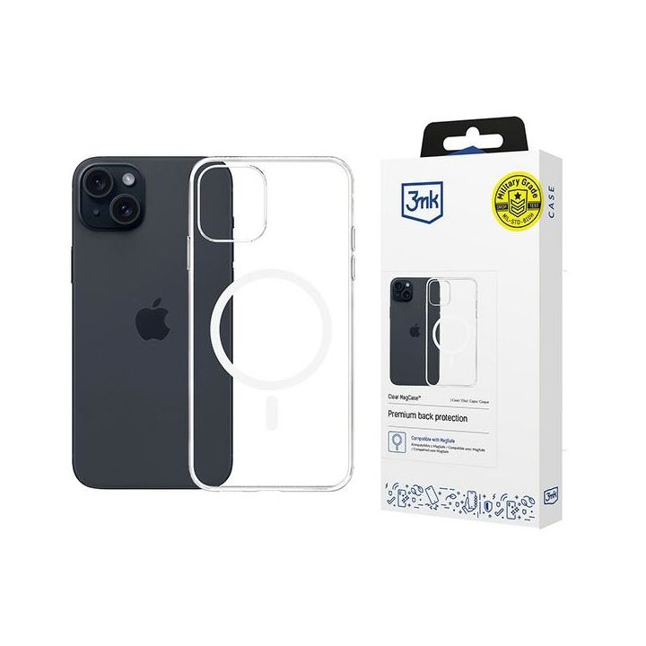 Etui 3MK Clear MagCase Apple iPhone 15 na NearMe.pl