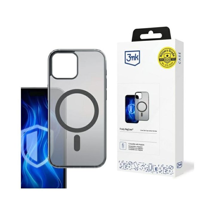 Etui 3MK Frosty MagCase do Apple iPhone  14 czarny na NearMe.pl