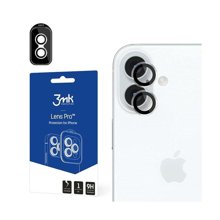 Ochrona na obiektyw aparatu 3MK Lens     Protection Pro do Apple iPhone 16 / 16 Plus przezroczysty na NearMe.pl