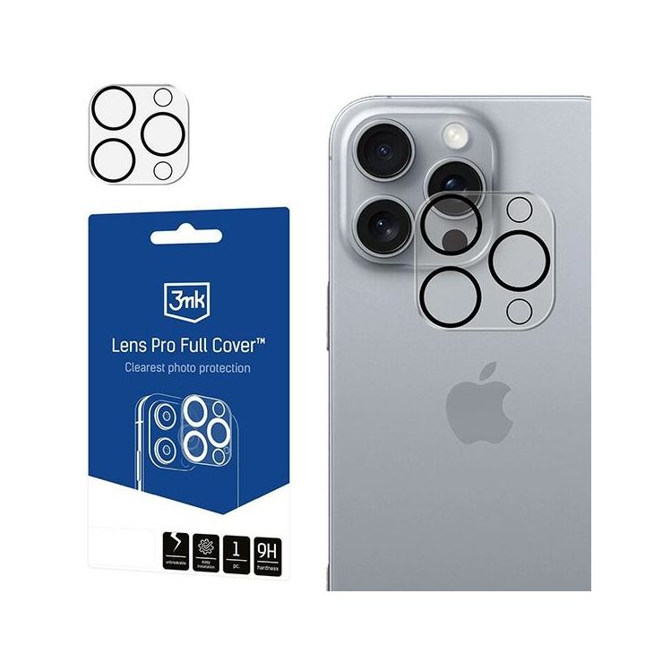 3MK Lens Pro Full Cover iPhone 16 Pro/16 Pro Max na NearMe.pl