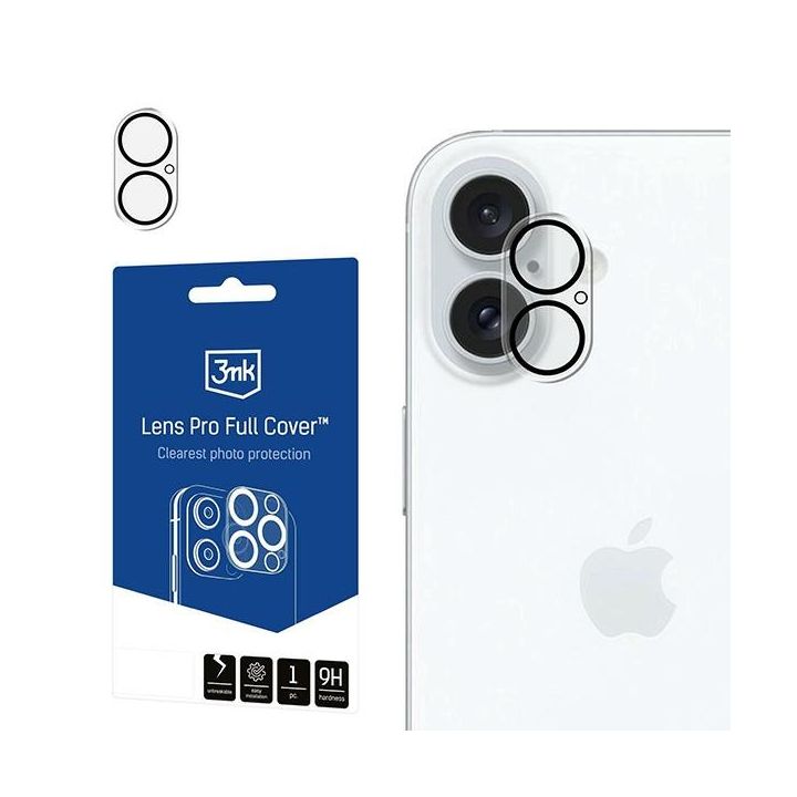 3MK Lens Pro Full Cover iPhone 16/ 16 Plus na NearMe.pl