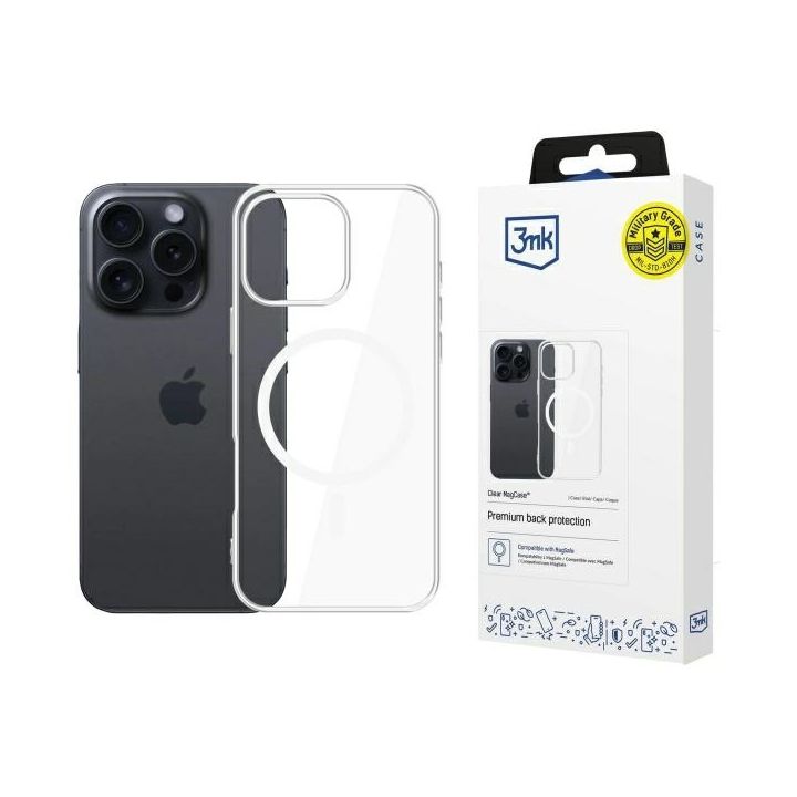 Etui 3MK Clear MagCase Apple iPhone 16   Pro na NearMe.pl